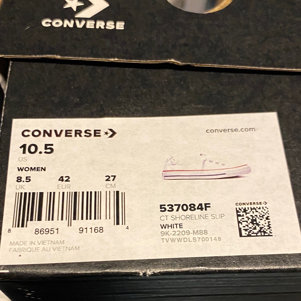 Converse White CT Shoreline Slip-On Shoes